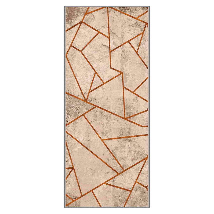 Conceptum Alfombra Crema y Naranja 100 x 150 cm